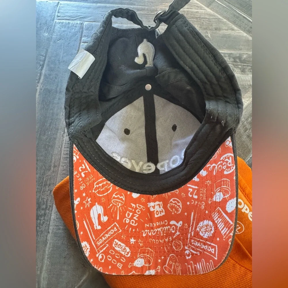 Popeyes Orange and Black Uniform Set | XL - Picture 9 of 11